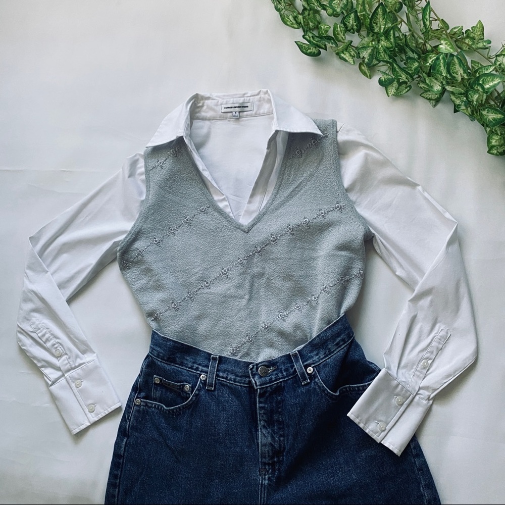 Gray Sweater Vest